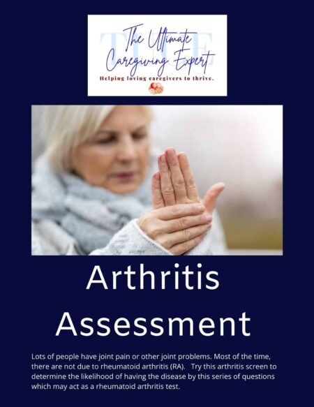 cover page arthritis assessment