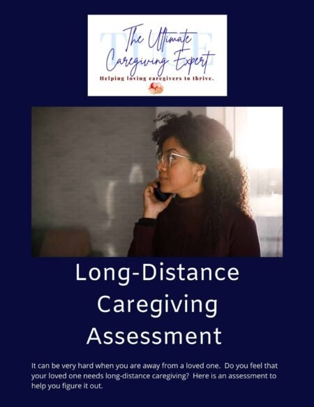 cover page for long distance caregiving assessment