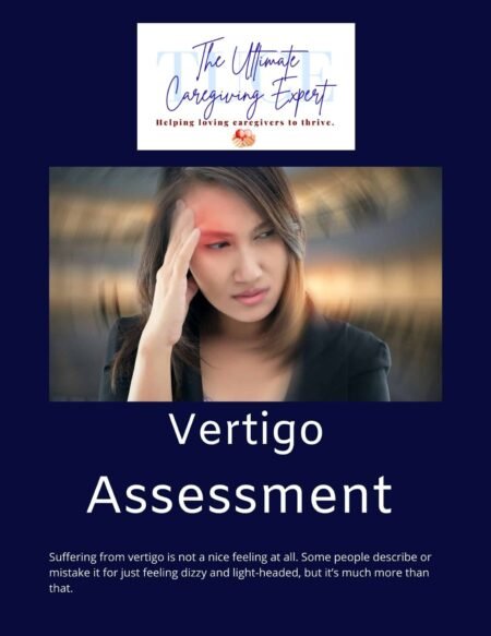 cover page for Vertigo Assessment
